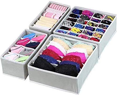 Foldable Drawer Divider Cloth Organizer