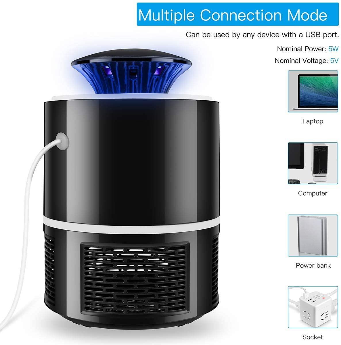 Electronic LED Mosquito Killer Machine Trap Lamp