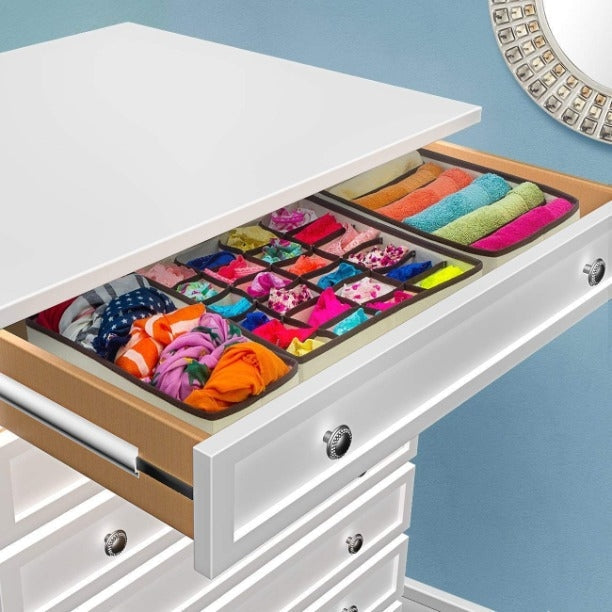 Foldable Drawer Divider Cloth Organizer