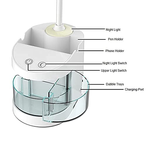 Study Desk Lamp with Operated (Pen + Mobile + Drawer + Night Light)