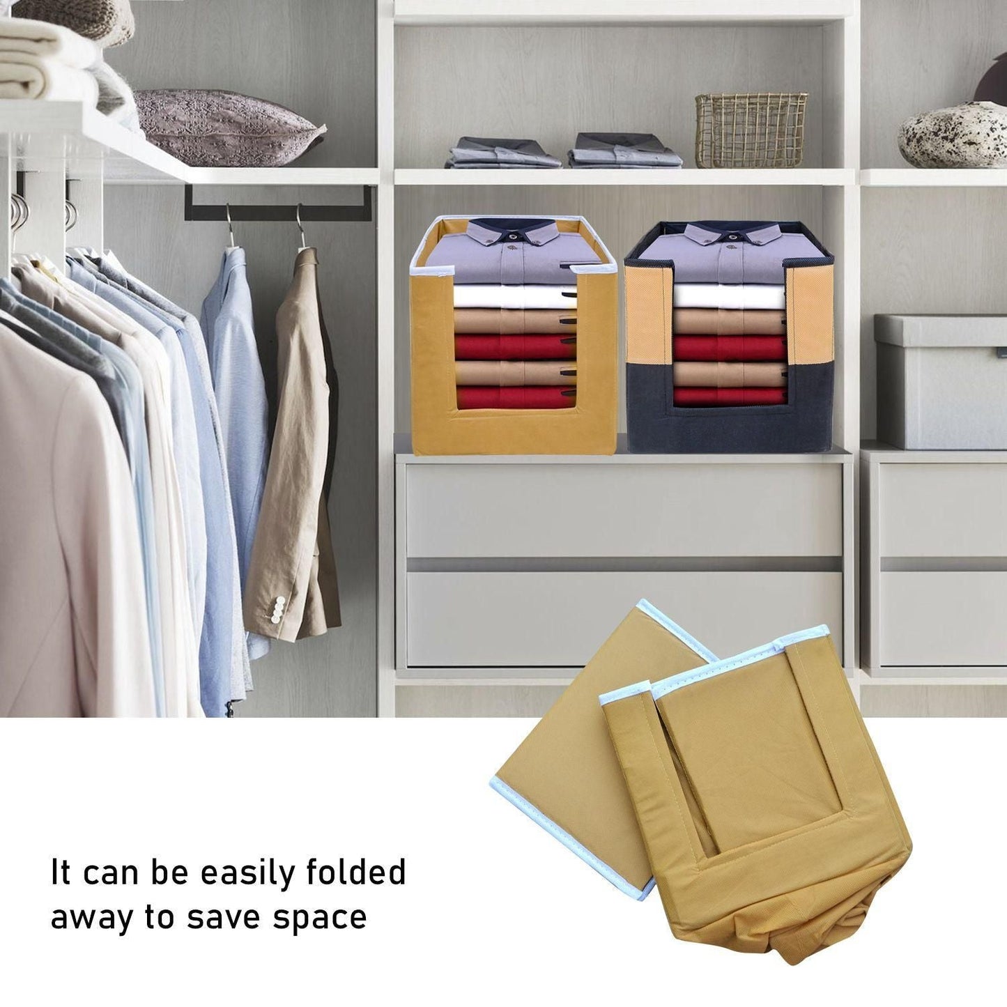 Shirt Stacker -Clothes Organizer For wardrobe (Pack of 3)