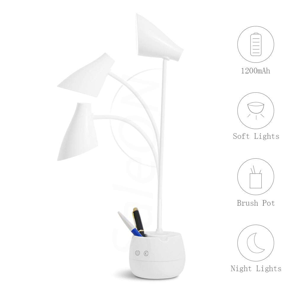 Study Table Lamp Rechargeable LED Desk