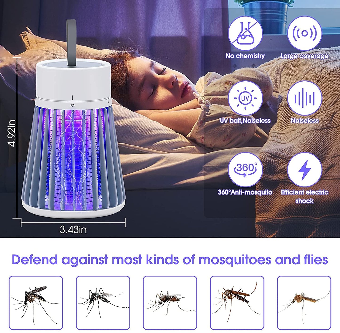 Eco Friendly Electronic LED Mosquito Killer