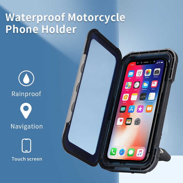Waterproof Cell Phone Holder 360 Rotation Motorcycle