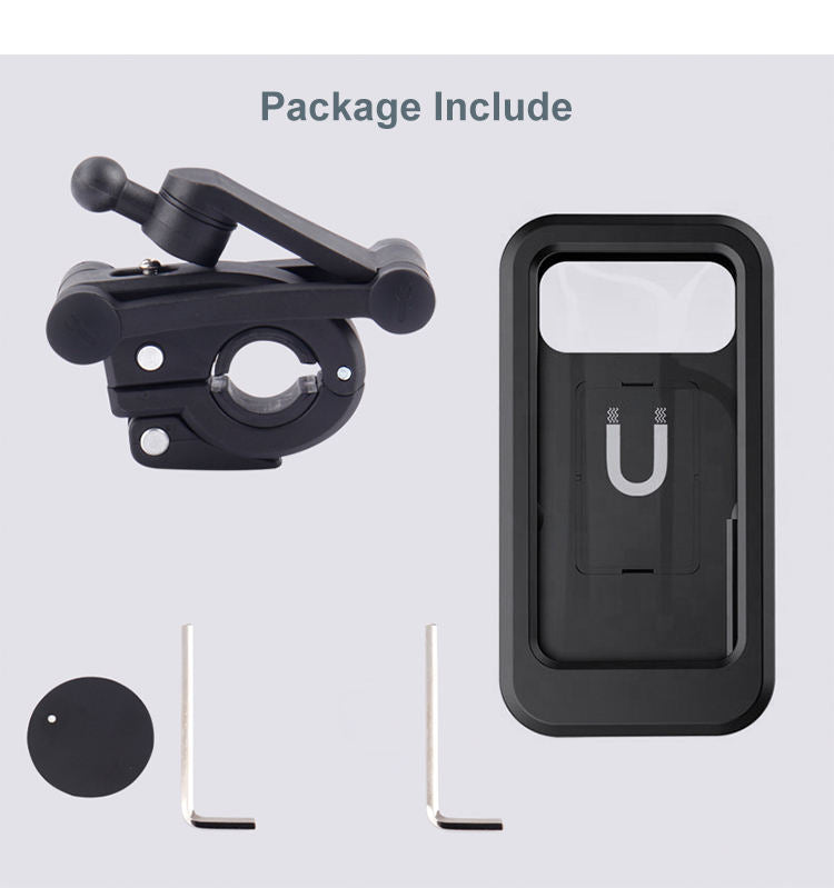 Waterproof Cell Phone Holder 360 Rotation Motorcycle