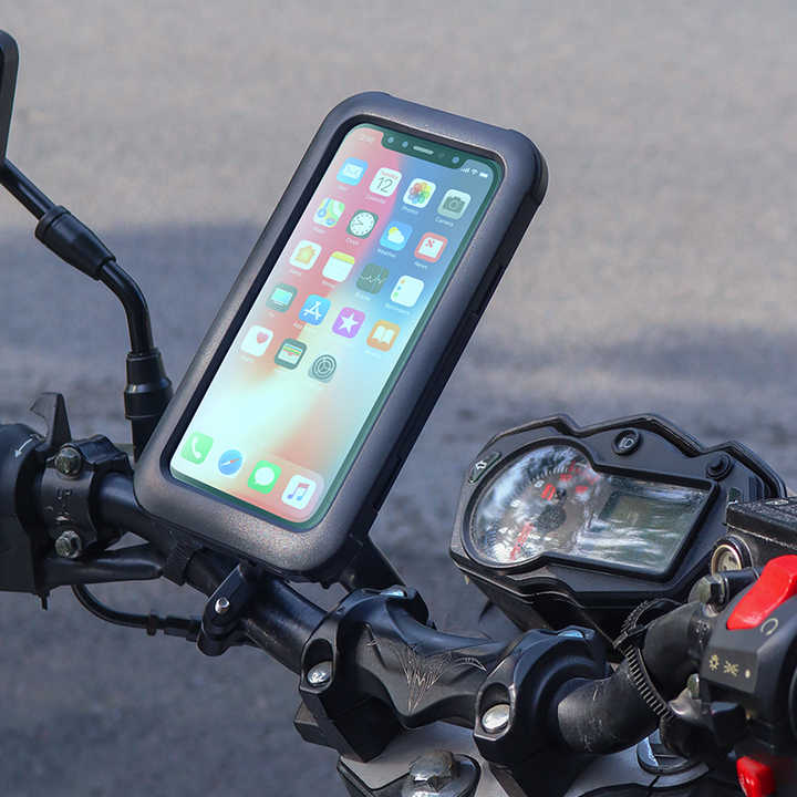 Waterproof Cell Phone Holder 360 Rotation Motorcycle