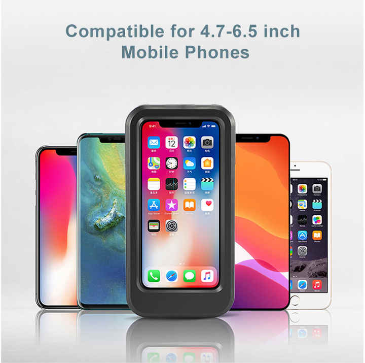 Waterproof Cell Phone Holder 360 Rotation Motorcycle