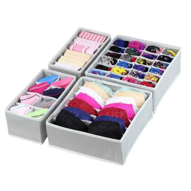 Foldable Drawer Divider Cloth Organizer